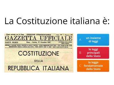 La Costituzione