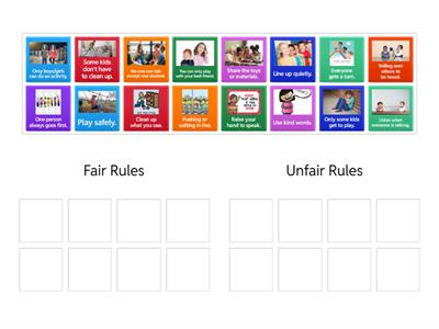 Fair vs Unfair rules