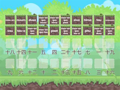 1學習詞表-數字-初級丹群布農