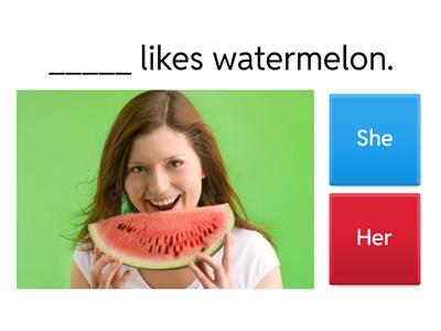 Subject and Object Pronouns