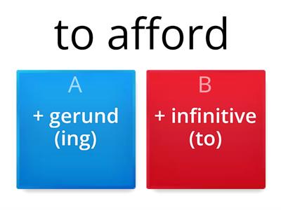 Gerund or Infinitive 