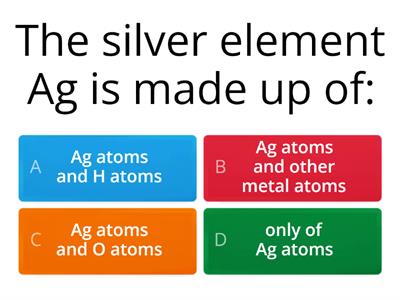 Compounds and Elements