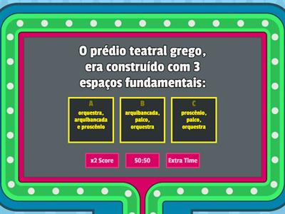 Teste 9º anos TEATRO