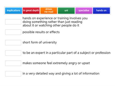 reading: university subjects