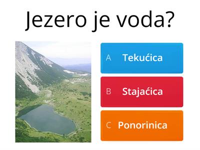 Vode tekućice i stajaćice