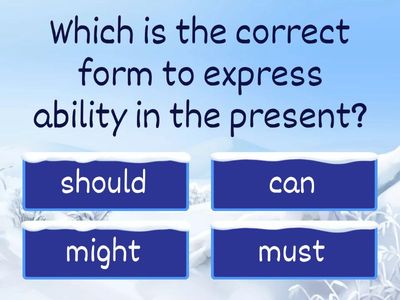 modal verbs quiz