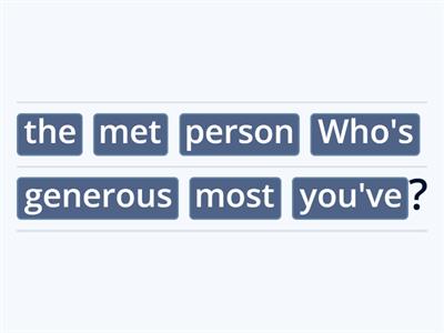 Pre-Intermediate Superlatives 