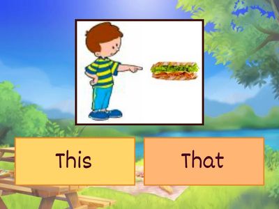 Demonstrative pronouns 5th grade