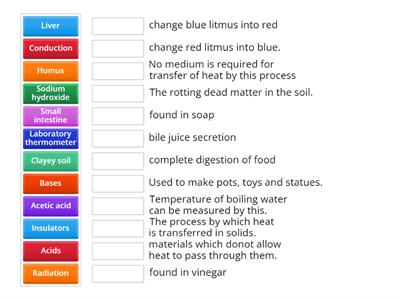 revision work class 7 science