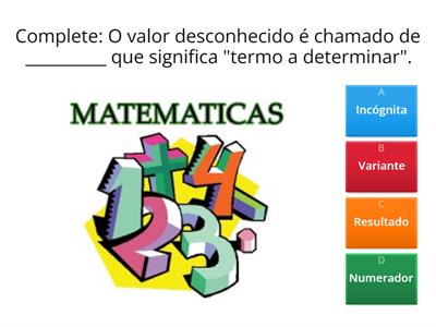  Equação do 1° grau - 7° ano