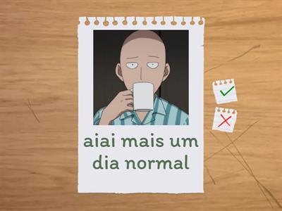 saitama vs  garou 2 temporada -5ºA Nossa Senhora da Luz