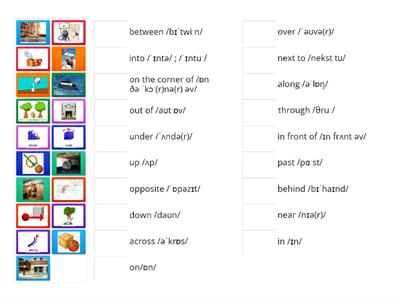 5c Prepositions of place and prepositions of motion