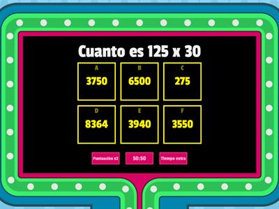 Multiplicaciones