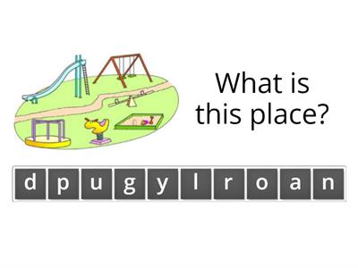  Playground Anagram