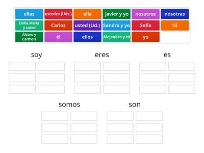 Subject Pronouns & Ser 