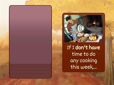 zero/first conditionals 