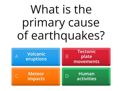 Causes of Earthquake