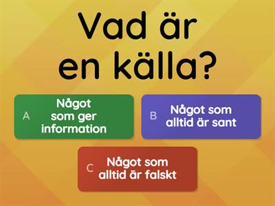 Quiz om källkritik