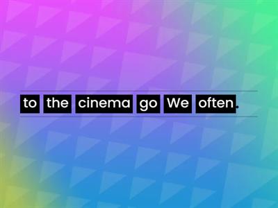 Word order (Present Simple)