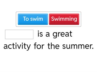 Gerund vs Infinitive 1