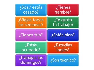 QUESTIONS (ARE YOU / DO YOU)