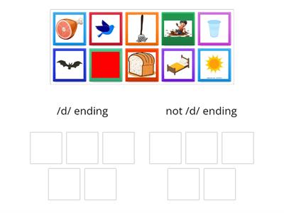 /d/ ending sound sort