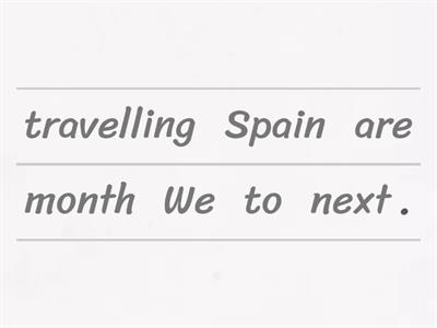 Present Continuous for future arrangements