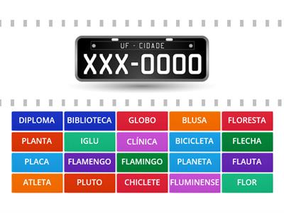 Nomeação - Encontro Consonantal L