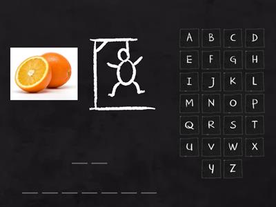 Hangman las frutas