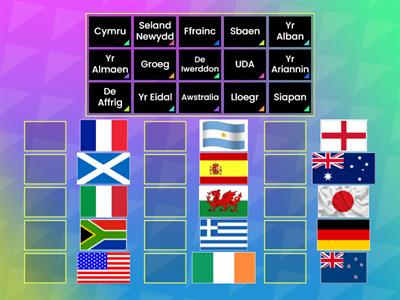 Countries Flag match PDM