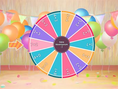 Basit Toplama (Çarkıfelek)