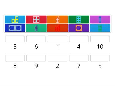 0-10 Numeral/Numicon match