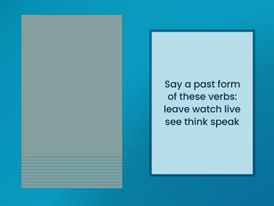 Revision Grammar 7-8