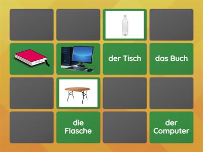 DaZ Alpha Vokabeln Klassenzimmer Bilder-Wörter