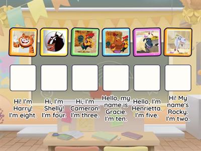 Power Up 1 Characters