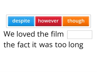 L1 ESOL Clauses of contrast