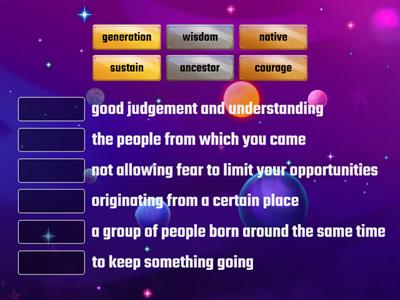 Native American Vocabulary