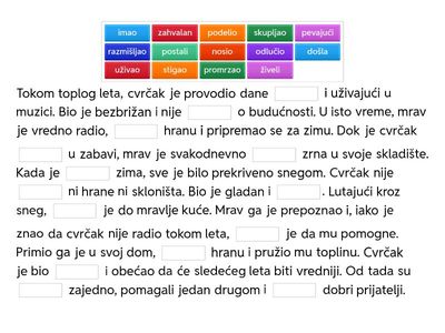 Serbian Fables - Cvrčak i Mrav