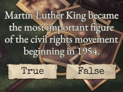 Martin Luther King, Reading Comprehension Questions