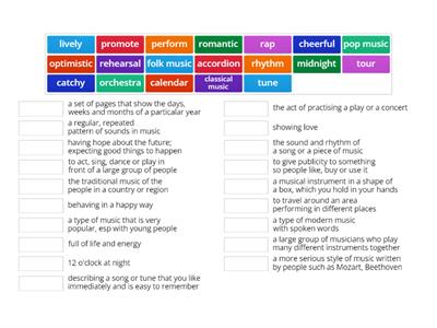 Academy stars 5 Unit 7 Vocab