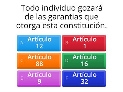 Constitución Mexicana 