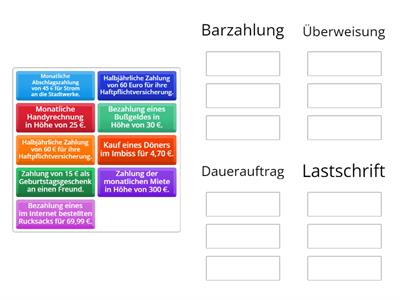 Bezahlmöglichkeiten