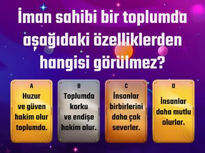 7. Sınıf TDB Temel Dini Bilgiler İslam-1,  1. ve 2. ÜNİTE