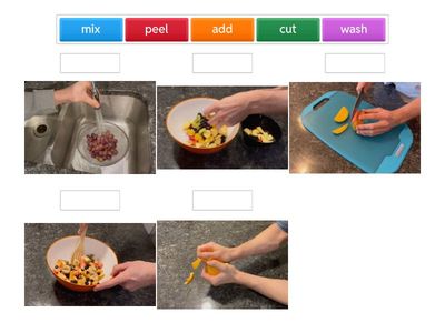 Matching Action Words and Pictures