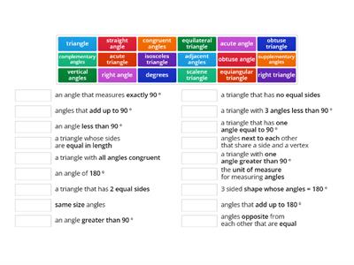 Geometry - Triangles and Angles