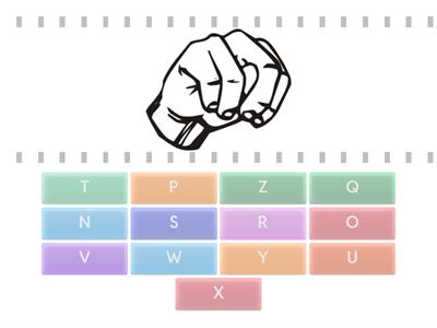  N-Z ASL Fingerspelling