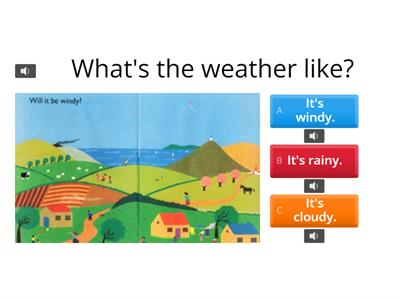 What's the weather like?