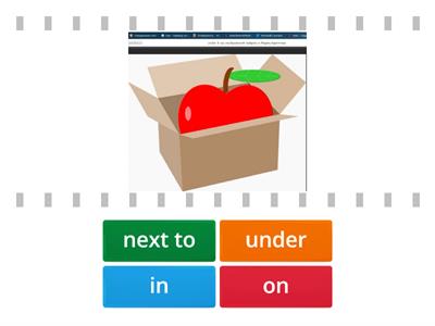 Power Up 1 Unit 1 Prepositions in on under