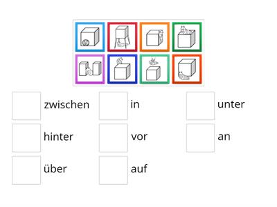 Deutsch 1: Präpositionen - Wo ist die Raupe?  
