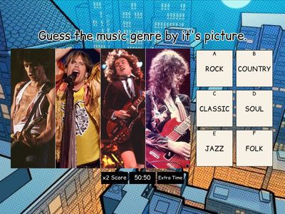 Music genres quiz (updated)